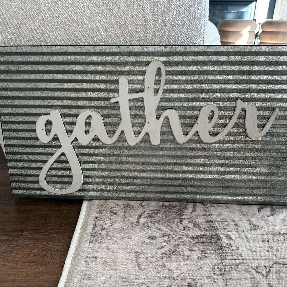 Metallic Gather Wall Decor